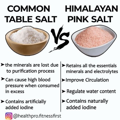 the differnce between table salt and himalayan pink salt #HealthTips #Wellness #HealthyLiving #HealthyLifestyle #SelfCare #NutritionTips #FitLife #FitnessTips Wellness Blogging, Nut Benefits, Earache Remedies, Salt Benefits, Healthy Colon, Moscato Wine, Garlic Benefits, Sick Remedies, Importance Of Mental Health