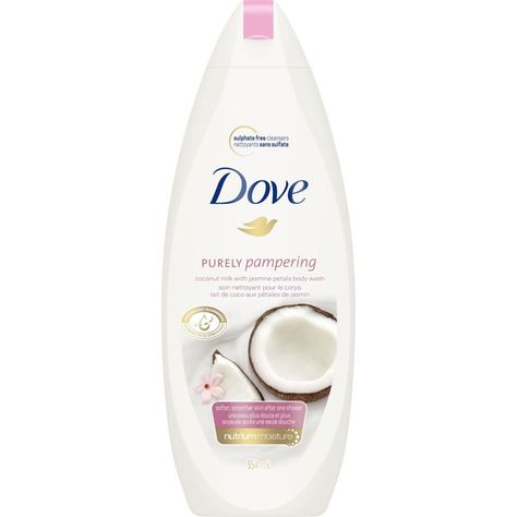 Jasmine Body Wash, Dove Purely Pampering, Ogx Hair Products, Dove Body Wash, Mild Cleanser, Body Washes, Calming Scents, Skin Essentials, Body Care Routine