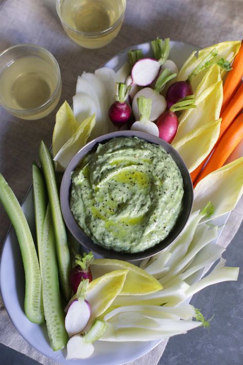 Green Goddess Dip Recipe, Watermelon Wedges, Green Goddess Dip, Goddess Dressing Recipe, Famous Dishes, French Sauces, California Food, Avocado Sandwich, Easy Appetizers