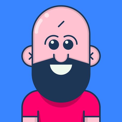 New avatar… I grew bored of the last one 😁. 2D or 3D What do you think? #vector #illustration #character #avatar #logo Last One, Avatar, Thinking Of You, ? Logo