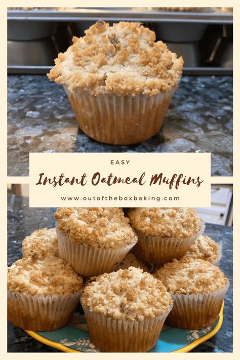 Recipes That Use Instant Oatmeal Packets, Use Up Instant Oatmeal Packets, Plain Instant Oatmeal Recipes, Banana Instant Oatmeal Recipes, What To Do With Oatmeal Packets, Instant Oatmeal Packet Recipes, Instant Oatmeal Muffins Easy, Instant Oatmeal Packets Uses, Instant Oatmeal Recipes Cookies