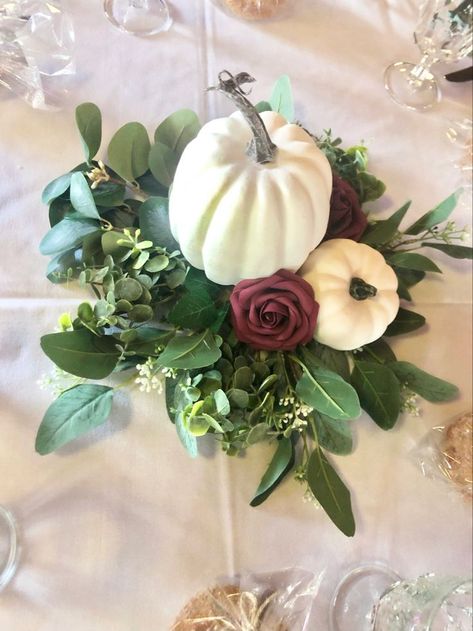 Floral Arrangements Fall, Fall Bridal Shower Decorations, Woodland Theme Wedding, Fall In Love Bridal Shower, Diy Centerpiece, Bridal Shower Flowers, Bbq Wedding, Fall Floral Arrangements, Bridal Shower Centerpieces