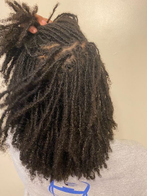 #microlocs #sisterlocks #locs #dreadlocks #twostrandtwists #starterlocs #locstyles Mini Locs Dreadlocks, 250 Micro Locs, Micro Locs Aesthetic, Microlocs Aesthetic, 4c Microlocs, Womens Locs, 200 Locs, Micro Locs Starter, Starter Microlocs