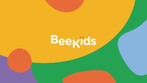 Bee Branding, Kids Logo Brand, Geometric Logotype, Teen Web, Kids Branding Design, Kids Graphic Design, Toys Logo, Kids Pop, Tech Branding