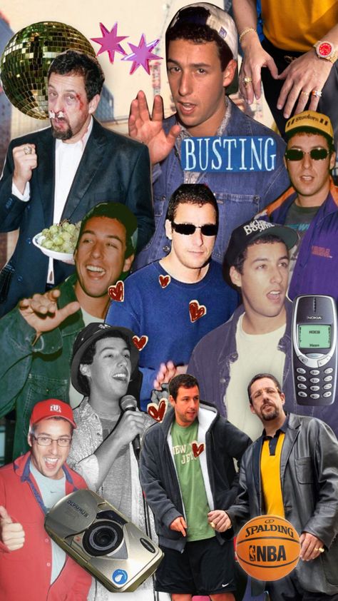 Adam Sandler Wallpaper Aesthetic, Adam Sandler Collage, Adam Sandler Wallpaper, Adam Sandler 90s, Adam Sanders, Mr Adams, Adam Sandler Movies, Nyc Vibes, Spirit Week Outfits