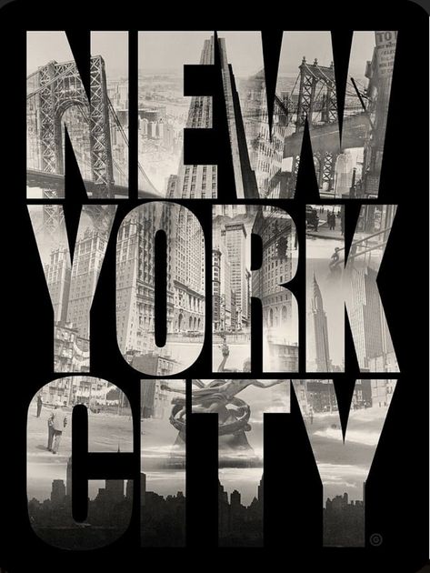 Typography Designs, Typography Artwork, Empire State Of Mind, Nyc Girl, Typography Wall, New York Life, Nyc Life, Poster Room, Typography Wall Art