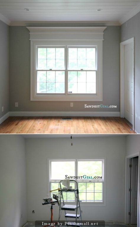 Interior Window Trim, Interior Windows, Home Upgrades, Updating House, Diy Home Improvement, Home Improvement Projects, Home Staging, 인테리어 디자인, White Walls