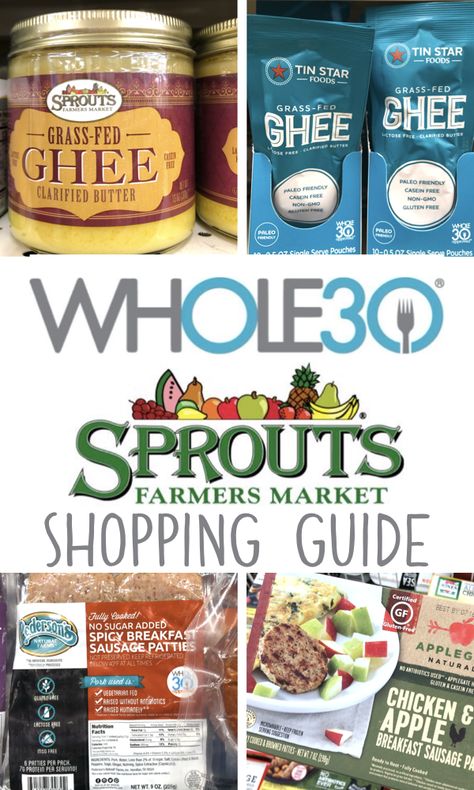 Sprouts Grocery, The Whole 30, Sprouts Market, Healthy Food Guide, Whole 30 Diet, Sprouts Farmers Market, Star Food, Paleo Whole 30, Whole 30 Recipes