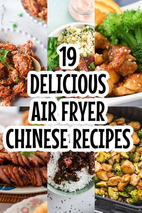 Get ready to fall in love with my list of Chinese air fryer recipes that are both easy and delicious! From crispy sesame chicken to duck spring rolls, you'll enjoy these Chinese dishes without the fuss of deep frying. The best part? You’ll use less oil, have quicker cooking time, and cleanup is a snap—your air fryer basket and a few pantry ingredients are all you need! Chinese Food Recipes Air Fryer, Korean Air Fryer Recipes, Airfryer Asian Recipes, Asian Air Fryer Recipes, Air Fryer Chinese Recipes, Air Fryer Recipes Asian, Crispy Sesame Chicken, Bbq Pork Recipes, Recipes To Try At Home