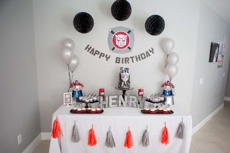 Rescue Bots Birthday Party Ideas | Photo 17 of 20 Birthday Cake Transformers, Rescue Bots Cake, Rescue Bots Birthday Party, Birthday Cake Boys, Transformers Birthday Cake, Rescue Bots Party, Rescue Bots Birthday, Transformers Birthday Parties, Transformer Party