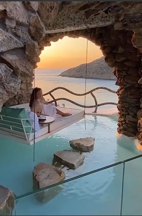 Dreamscape Architecture, Dream Vacations Destinations, Beautiful Vacations, Backyard Pools, Halong Bay, Fun Places To Go, Dream Travel Destinations, Waiting Rooms, Stone Houses