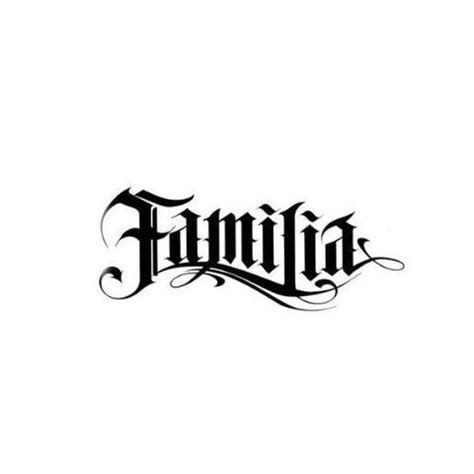 Familia Lettering Tattoo, Family First Tattoo, Tattoo Fonts Alphabet, Design Writing, Tattoo Lettering Design, Chicano Lettering, Chicano Tattoos, Lettering Tattoo, Graffiti Words