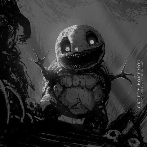 These Creepy Pokemon look just like 'Scary Stories' illustrations | GamesRadar+ Horrifying Monsters, Scary Pokemon, Creepy Pokemon, Art Sinistre, Creepy Drawings, Dark Art Drawings, Scary Art, Creepy Art, Scary Stories