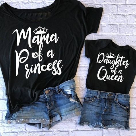 Matching Clothes Couple, Mama And Daughter, Mother Daughter Shirts, Mom And Daughter Matching, Matching Clothes, Mommy And Me Shirt, Family Women, Daughters Shirt, Mom And Daughter