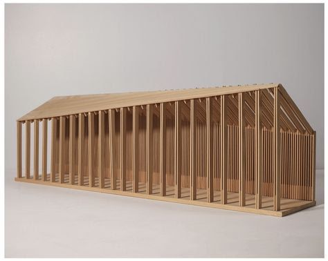 Folding House, Pre Engineered Buildings, Timber Architecture, Wooden Architecture, Architecture Concept Diagram, Arch Model, Architecture Collage, Architecture Model Making, Timber Structure