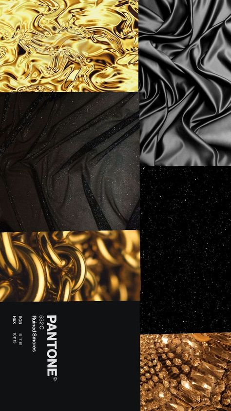 Black And Gold Color Palette, Silver Palette, Makeup Pallettes, Gold Color Palettes, Dress Code Wedding, Brand Aesthetic, Black Makeup, Jewelry Brand, Dress Code