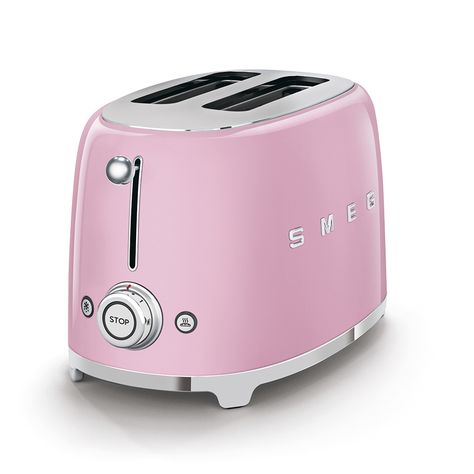 Pink Toaster, Smeg Toaster, Retro Toaster, Smeg Kitchen, Countertop Display, Frosé, Kitchen Range, 50 Style, Pink Kitchen