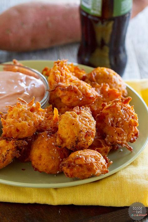 Sweet Potato Tots, Potato Tots, Potato Balls, Ketchup Recipe, Homemade Mayo, Tapioca Starch, Superfood Recipes, Tater Tots, Chickpea Flour