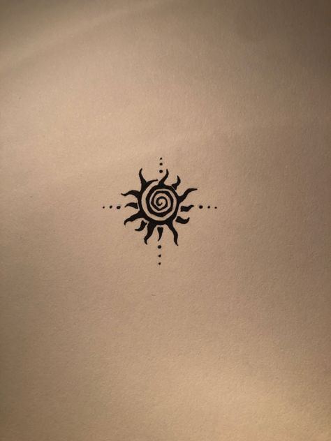 Yoga Sun Tattoo, Spiral Flower Tattoo, Sun Moon Semi Colon, Argentinian Sun Tattoo, Spiral Sun Tattoo Meaning, Sun Tattoo Spine, Maori Sun Tattoo, Neck Sun Tattoo, Sun Tattoo Wrist