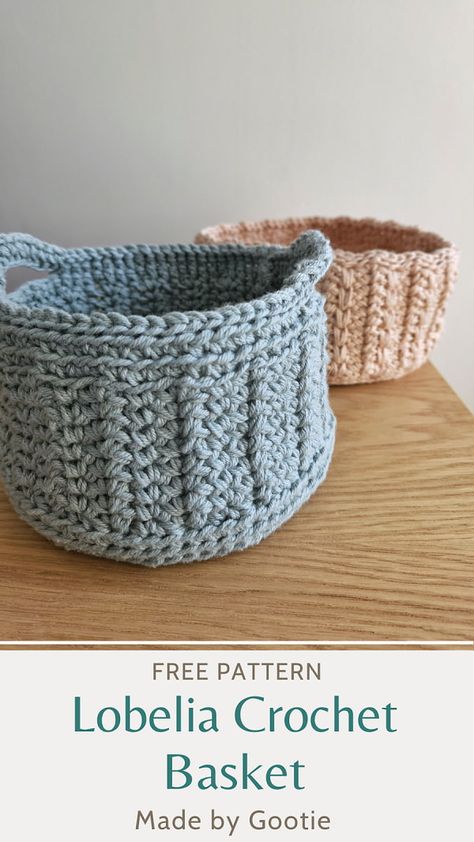 Crochet Basket With Handles, Crochet Planter Cover, Crochet Plant Pot, Crochet Planter, Modern Haken, Plant Pot Holder, Crochet Basket Pattern Free, Crochet Storage Baskets, Basket Crochet