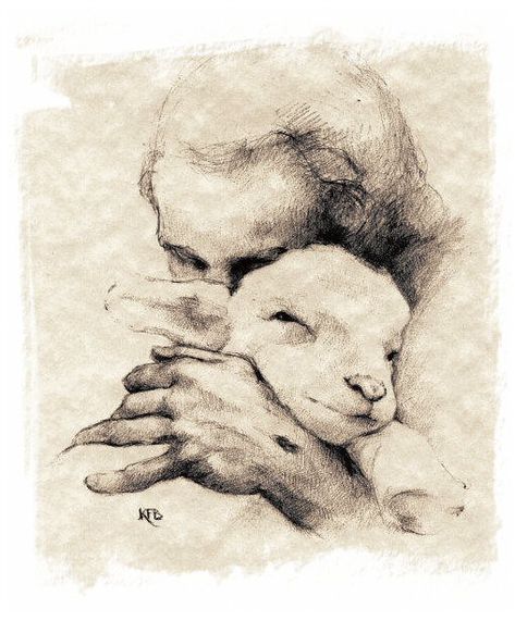 Jesus Sketch, Lamb Drawing, Jesus Lamb, Lamb Tattoo, Jesus Christ Illustration, Sheep Tattoo, Sheep Drawing, Parables Of Jesus, Christ Tattoo