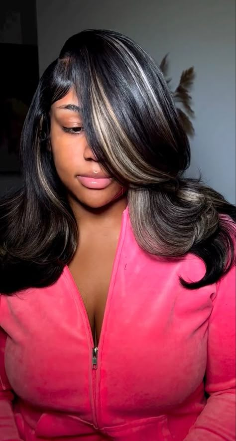 Quickweave Styles, Feed In Braids Ponytail, Wig Frontal, Heat Damaged Hair, Highlight Wig, How To Curl Short Hair, Loose Waves Hair, Hoco Hairstyles, Quick Weave Hairstyles