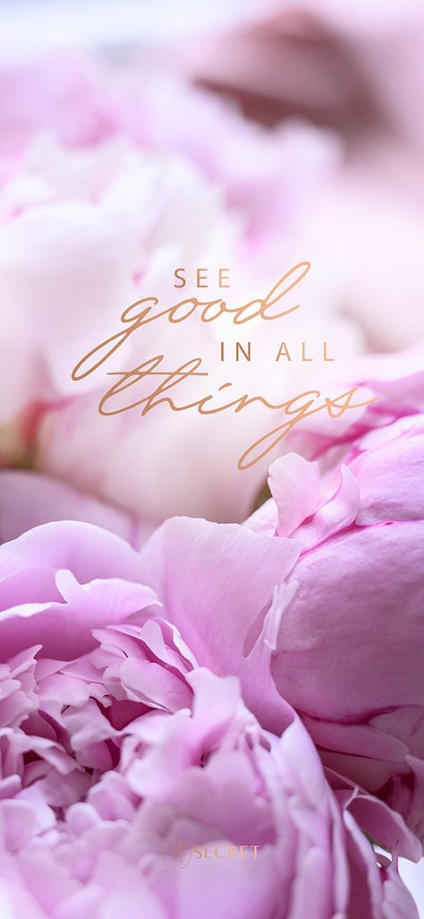 Cute Spring Wallpapers, See Good In All Things, Inspirational Quotes Wallpapers, Spring Wallpaper, Flowers Bloom, Cute Wallpaper For Phone, Flower Phone Wallpaper, Pretty Wallpaper Iphone, Cute Spring