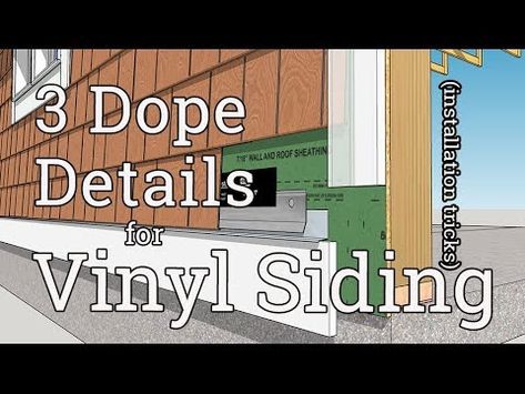 Trimwork and Layout Tips for Vinyl Siding Installation Replace Vinyl Siding, How To Patch Vinyl Siding, Upgrade Vinyl Siding Home, How To Repair Vinyl Siding, How To Install Vinyl Siding, Vinyl Siding Trim, Vinyl Siding Installation, Vinyl Sheds, Siding Installation