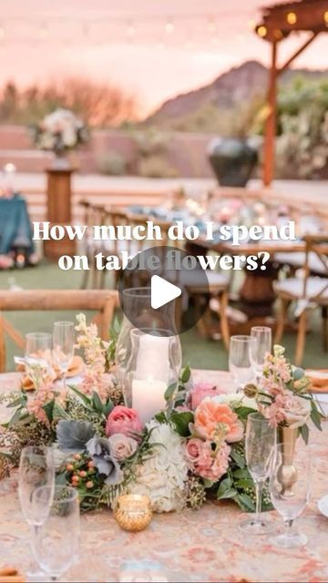 Wedding decorations | Florist | quad cities | iowa | illinois on Instagram: "How much do table florals really cost?

First, let’s break down your guest count to decide how many tables. 

• 200 guests? 
• 8 seats at each table? 
= 25 tables

Second, break down the cost of your centerpieces. 

• Compote (the vase/container) $10-$100
• Florals (Ranging from 2 small bud vases, to a lush arrangement) $35-$300
• Candles $30-$100 

= $75 at the lowest x 25 tables 

• $1,875.00 Total

Bringing me to our suggestions. we suggest budgeting/allocating a minimum of at least $2,000 for your tables. 

If you are wanting a lush floral tables cape, such as: a large floral arrangement on top of a stand, or clear glass vase- allocate a budget of $4,000 for your tables.

// have questions, DM us ✨" Wedding For 200 Guests, Bud Vase Candle Centerpiece, Bud Vases And Candles Centerpiece, Vase Candle Centerpiece, Small Bud Vases, Bud Vases Arrangements, Table Florals, Large Floral Arrangements, Simple Wedding Centerpieces