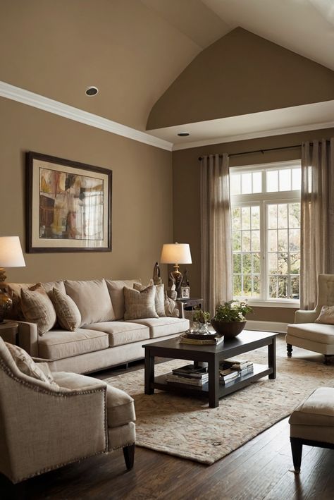 Discover the perfect combination of coziness and sophistication with Latte SW 6108, the top choice for wall paint in 2024. Explore daily interior designer routines and decor tips for creating a space of cozy elegance. #Ad #homedecor #homedesign #wallpaints2024 #Painthome #interiorarchitecture Wall Colors Green Living Room Colors Bright Living Room Colors Apartment Renovation Living room Remodeling Modern Paint Colors 2024 Brown Interior Paint Wall Colours, Light Coffee Wall Color, Living Room Cappuccino Color, Living Room With Brown Walls, Latte Wall Color, Mocha Paint Colors Living Room, Sitting Room Ideas Color Schemes Cozy, Wall Color Ideas For Living Room, Popular Brown Paint Colors