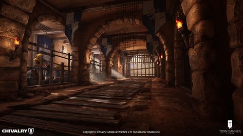 ArtStation - Chivalry: Medieval Warfare 2 - The Fighting Pit, Paul Carstens Chivalry Medieval Warfare, Medieval Warfare, Environment Art, Big Thanks, Environmental Art, The Map, Scarlet, Universe, Art Design