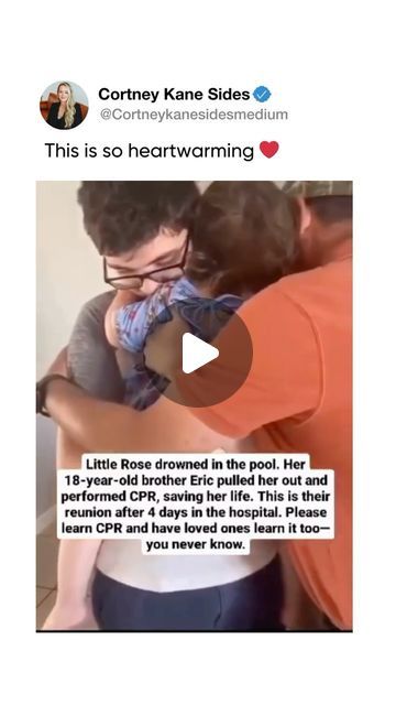 Cortney Kane Sides on Instagram: "Humans come in the form of angels too ❤️ Share this with someone you love!  #reels #reelsinstagram #angels #heartwarming" Heart Warming Videos, Love Reels, Heartwarming Pictures, Heart Touching Story, Random Video, Teary Eyes, Touching Stories, Faith In Humanity Restored, Humanity Restored