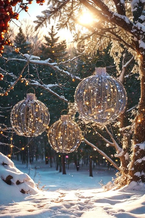 Tangkula Christmas LED Light Balls for Tree (3 Pack), Outside Lighted Sphere with 180 Warm White & 180 White LED Lights, Holiday Lighted Decorations, Christmas LED Light Balls for Indoor Outdoor Decor Outdoor Holiday Decorations, Outdoor Holiday Decor, Ball Lights, White Led Lights, Holiday Lights, Decorations Christmas, Outdoor Christmas Decorations, Outdoor Christmas, Holiday Decorations