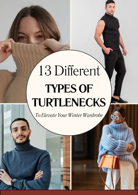 Discover the Different Types of Turtlenecks for Every Look Types Of Turtlenecks, Turtleneck Sweater Outfit, Turtle Neck Style, Trendy Tunic, Turtleneck Style, Timeless Wardrobe, Timeless Wardrobe Staples, Craft Design, Roll Neck