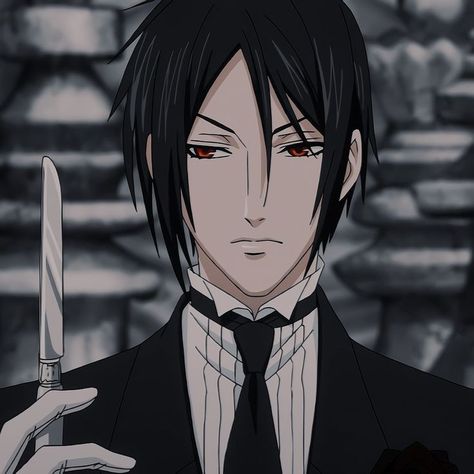 Sebastian Michaelis Icon, Black Butler Sebastian, Black Butler Manga, Black Butler Characters, Black Butler 3, Black Butler Ciel, Sebastian Michaelis, Black Butler Anime, Black Butler Kuroshitsuji