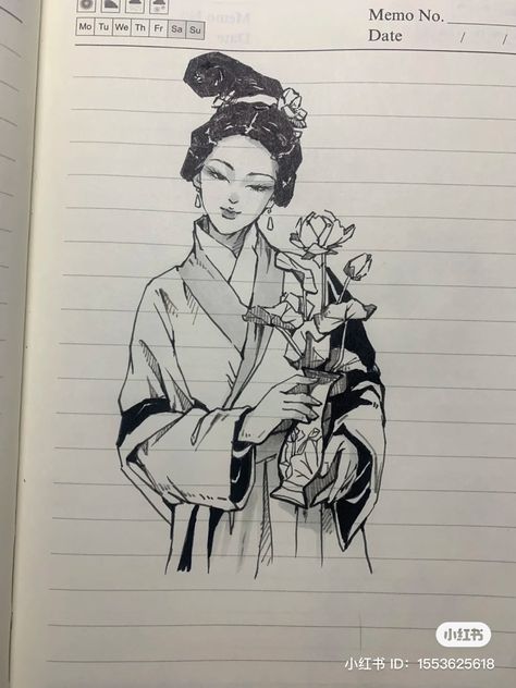 xiaohongshu art drawings inspo girls sketch aesthetic chinese traditional hanfu clothing Asian Women Art Drawings, Chinese Culture Drawing, Chinese Doodles Drawing, Chinese Drawing Ideas, Ancient China Drawing, Chinese Anime Drawing, Chinese Traditional Drawing, Chinese Art Tutorial, Chinese Drawing Traditional