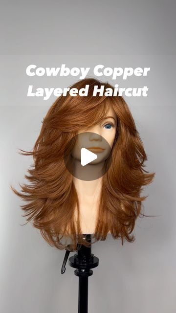 Fall Layers Hair, Butterfly Cut Blowout, Volume Butterfly Layers, Shag Butterfly Haircut, Back Of Layered Hair, Heavy Layered Haircuts, Butterfly Haircut With Side Swept Bangs, Butterfly Wolf Cut Hair Long Bangs, Feathered Hair Tutorial