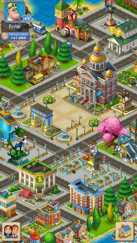 Farm City Game, Township Game Layout Ideas Beginner, Town Ship Design, Factory Layout, Game Layout, Town Games, Episode Interactive Backgrounds, City Games, City Island