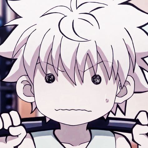 Confused Face, Hunterxhunter Killua, Gon Freecss, Hxh Characters, Killua Zoldyck, Hunter Hunter, Anime Expressions, Art Folder, Memes Anime