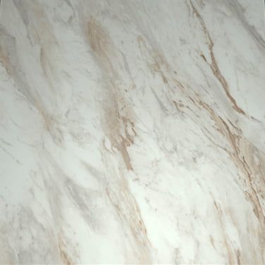 High Pressure Laminate - Drama Marble - 5010 Arenite Cream Laminate Countertop, Barndo Interior, Calcutta Marble Kitchen, Wilsonart Laminate Countertops, Marble Kitchen Counters, Island Makeover, Calcutta Gold Marble, Calcutta Marble, Kitchen Countertops Laminate