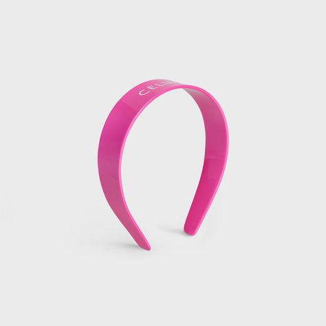 Celine Monochroms Celine Headband in Acetate - Flash Pink / Off White | CELINE Celine Headband, Fragrance Bottle, Wholesale Distributors, Ups Store, Fragrance Samples, Instructions Booklet, Fitbit Flex, Hair Accessories For Women, Accessories For Women