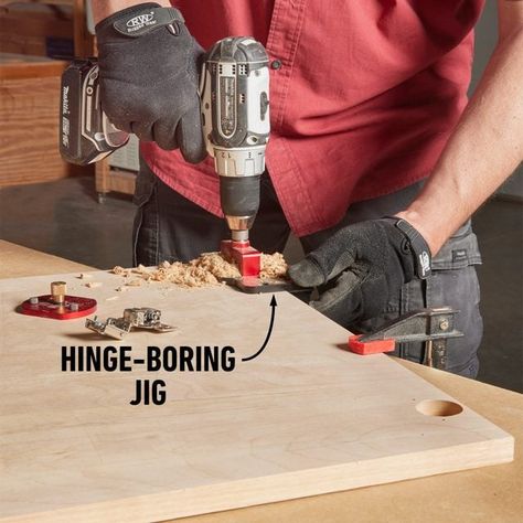 How to Reface Your Kitchen Cabinets (DIY) | Family Handyman Build A Router Table, Router Techniques, Router Tool, Using A Router, Router Projects, Router Jig, Trim Router, Vase Holder, Box Joints