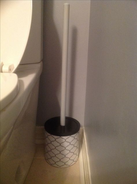 Plunger cover using a large coffee can and shelf liner Coffee Can Ideas, Plastic Coffee Containers, Coffee Can Crafts, Laundry Detergent Bottles, Can Projects, Coffee Canisters, Can Ideas, Coffee Container, Tin Can Crafts