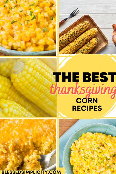 Thanksgiving Corn Casserole, Corn Side Dish Recipes, Corn Casseroles, Thanksgiving Corn Recipes, Best Corn Recipe, Canned Corn Recipes, Thanksgiving Corn, Corn Side, Corn Recipes Side Dishes