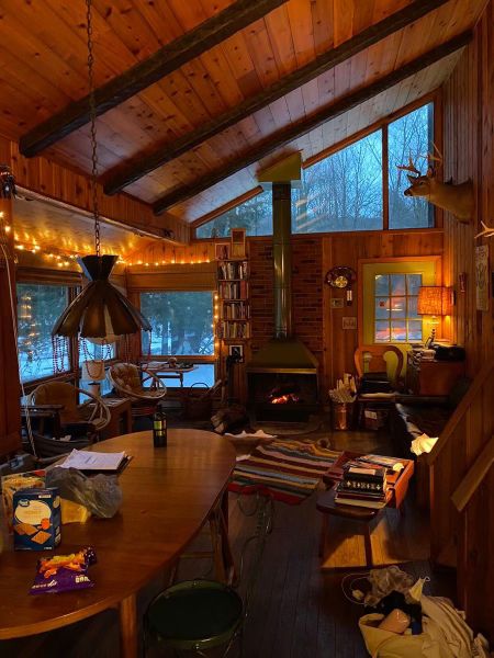 Cabin Living Room, Cabin Aesthetic, Cabin Interiors, Cabin Living, Cabins And Cottages, Dream House Interior, House Room, Cabin Homes, Morning Light