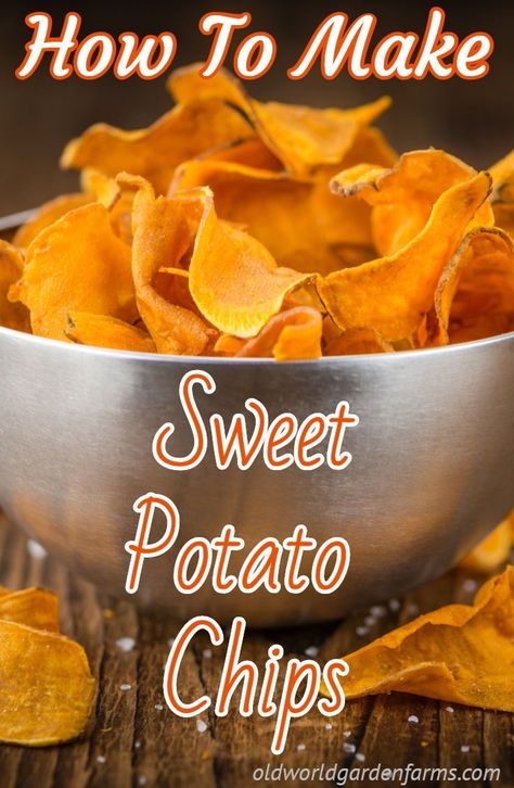 Homemade Sweet Potato Chips, Sweet Potato Chips Recipe, Chips Potato, Tartiflette Recipe, Veggie Chips, Picky Eating, Sweet Potato Chips, Dehydrated Food, Chips Recipe