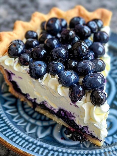 Cheesecake Tart, Cheesecake Tarts, Blueberry Tart, Drink Art, Sweet Pies, Delicious Cakes, Perfect Pies, Sweet Pie, Blueberry Cheesecake