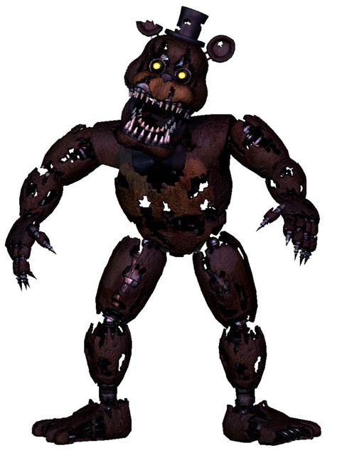 Five Nights At Freddy's Characters, Nightmare Freddy, Freddy's Nightmares, Circus Characters, Sister Location, Freddy Fazbear, Fnaf Characters, Fnaf Drawings, Horror Music