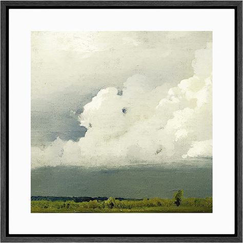 Amazon.com: SIGNWIN Framed Canvas Print Wall Art Green Mountain Hill Forest Landscape View Nature Wilderness Illustrations Fine Art Farmhouse/Country Minimal for Living Room, Bedroom, Office - 16"x16" Black: Posters & Prints Watercolor Green, Countryside Landscape, Green Pasture, Brown Wall Art, Large Artwork, Farmhouse Country, Landscape Artwork, Storm Clouds, Framed Canvas Wall Art