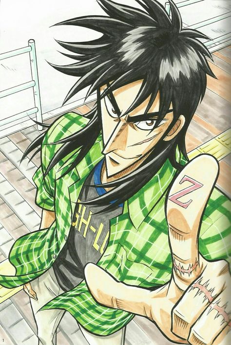 Kaiji Kaiji Manga, Kaiji Ultimate Survivor, Kaiji Anime, Kaiji Itou, Dragon Ball Image, Art Folder, Anime And Manga, Anime Tattoos, Manga Characters